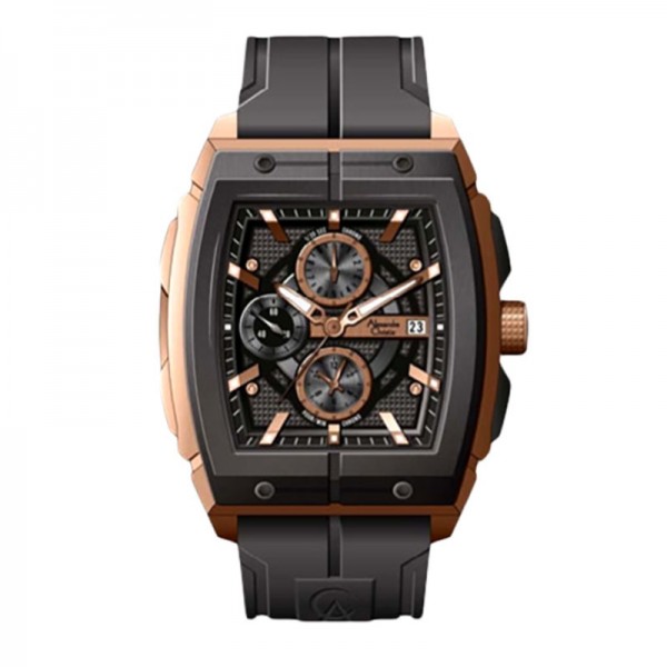 Alexandre Christie AC 6598 Rosegold Black MCRBRBA